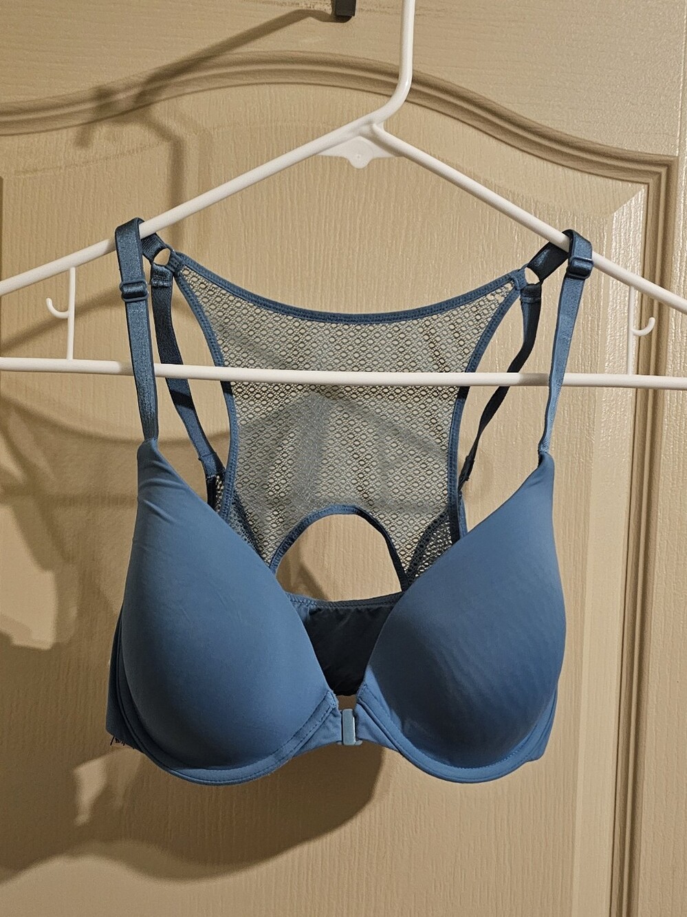 Victoria's Secret T Shirt Lightly Lined Demi Bra 32DD Blue - Picture 2 of 8